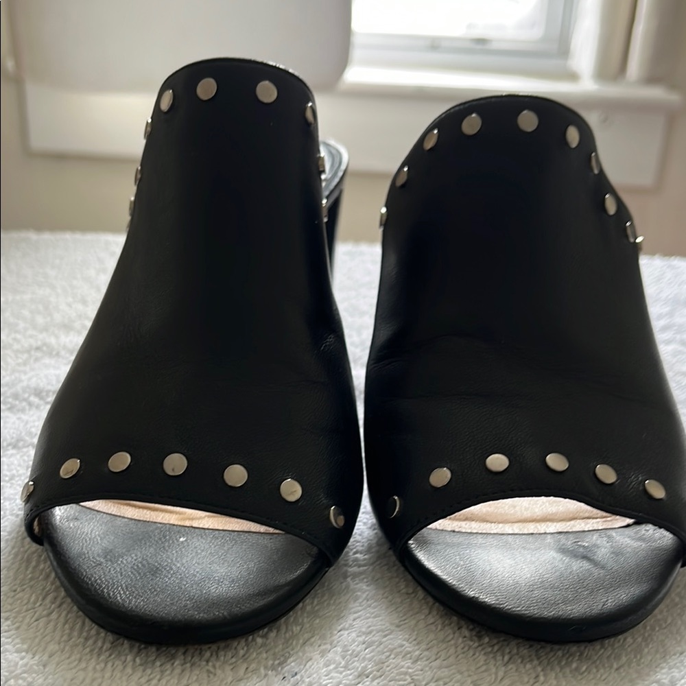 Jimmy Choo Black Studded Women's Shoes sz 38.5/8/8.5 - Picture 3 of 4